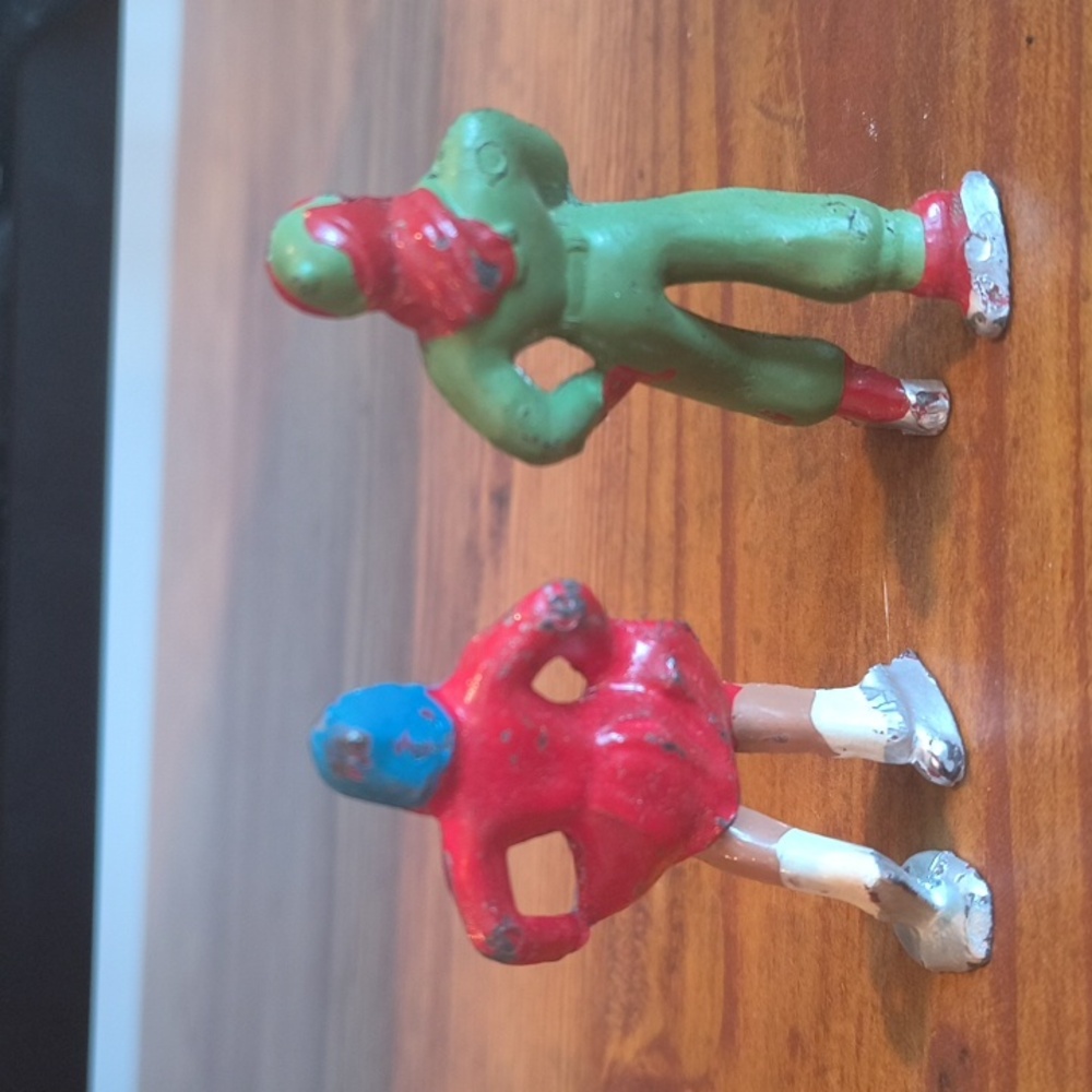 Barclay Lead Figurines Vintage Christmas Village Holiday 1930 -40s ( 6 piece) - Picture 4 of 10